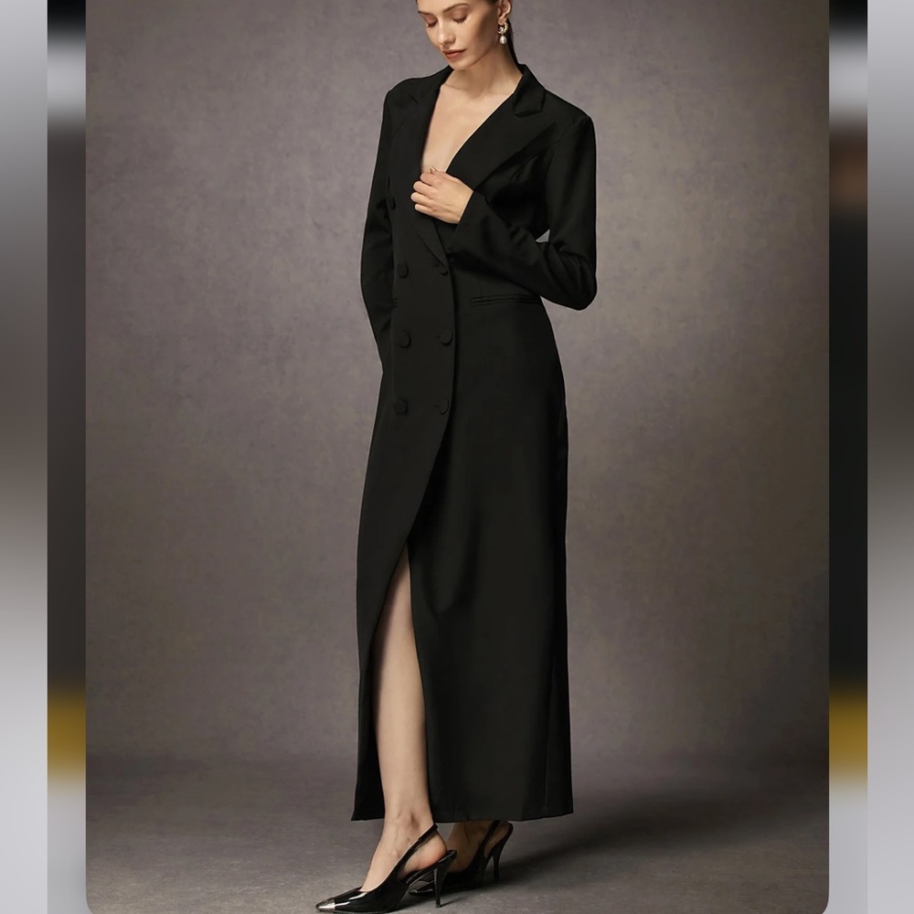 STYLEWE Lapel Collar Urban Dress in black - Picture 8 of 11